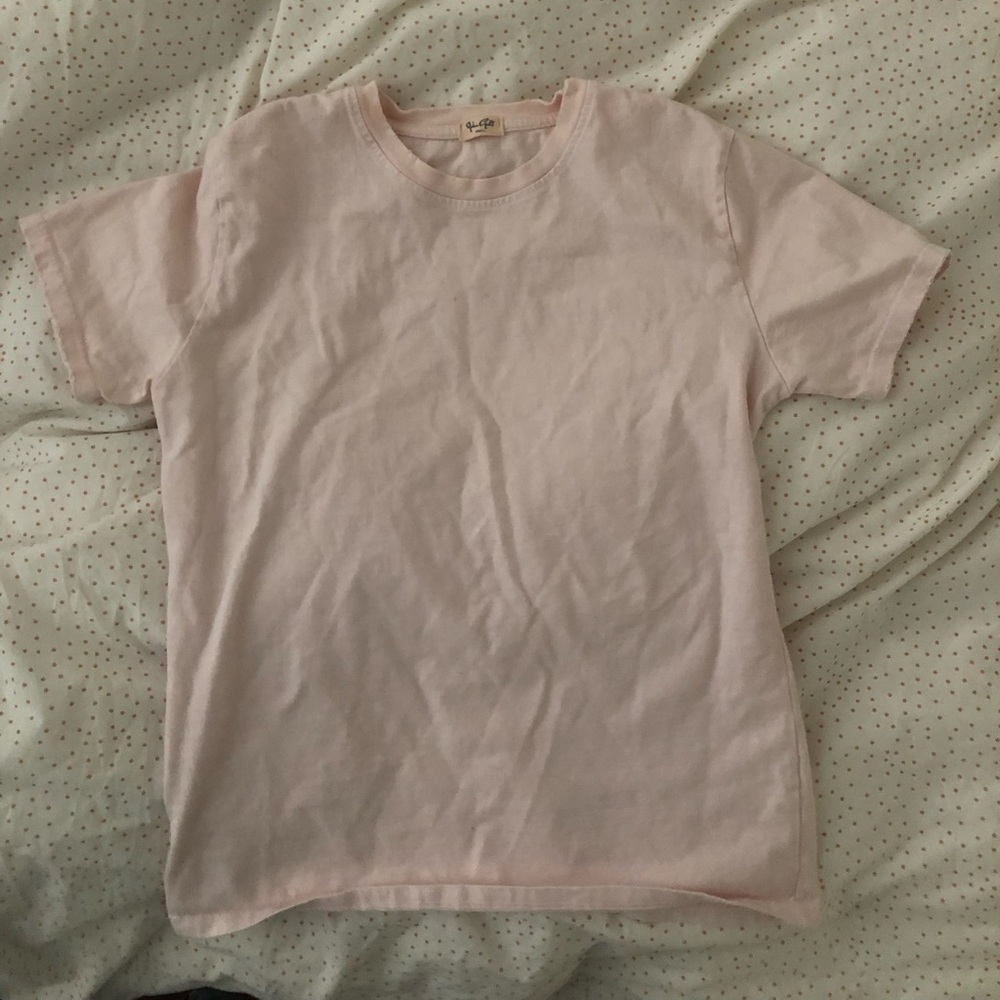 John Galt light pink tee